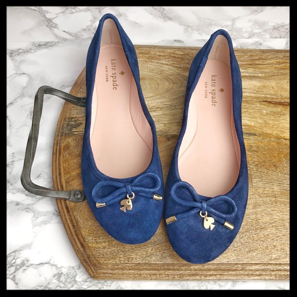 kate spade blue flats